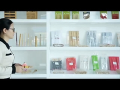 100 زوج من أعواد تناول الطعام المصنوعة من الخيزران للاستعمال مرة واحدة مقاس 23 سم، صديقة للبيئة ومتينة