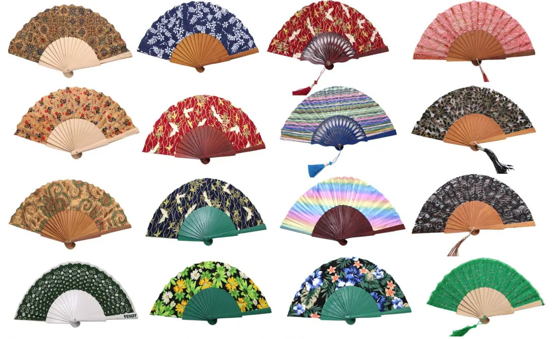 Free Design Wooden Fan 21cm or Customize Perfect for Business Gift and Promotion