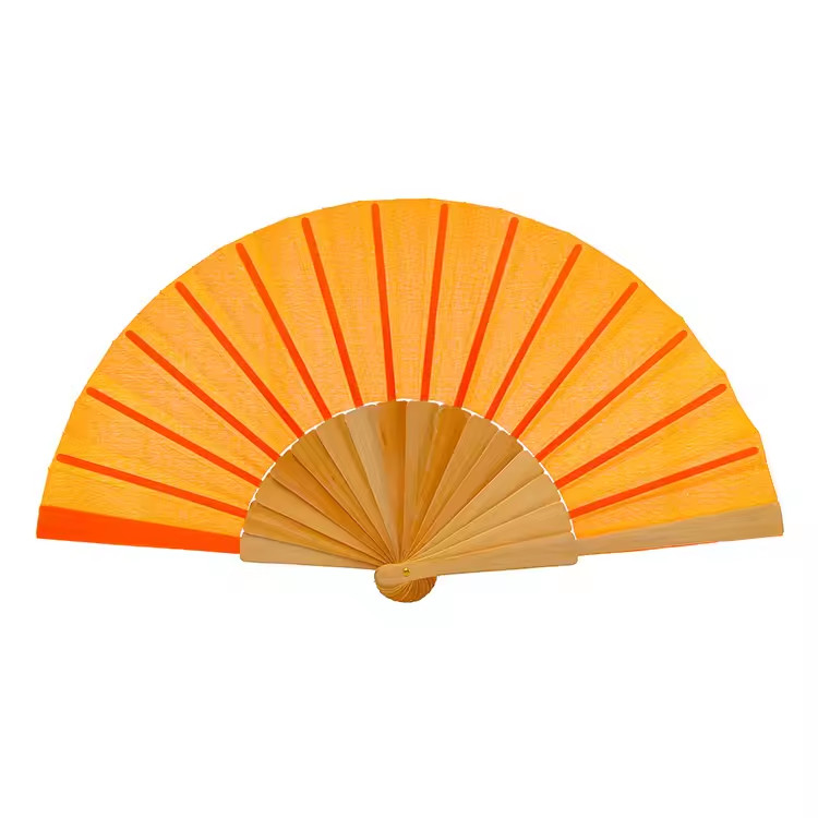 Free Design Wooden Fan 21cm or Customize Perfect for Business Gift and Promotion