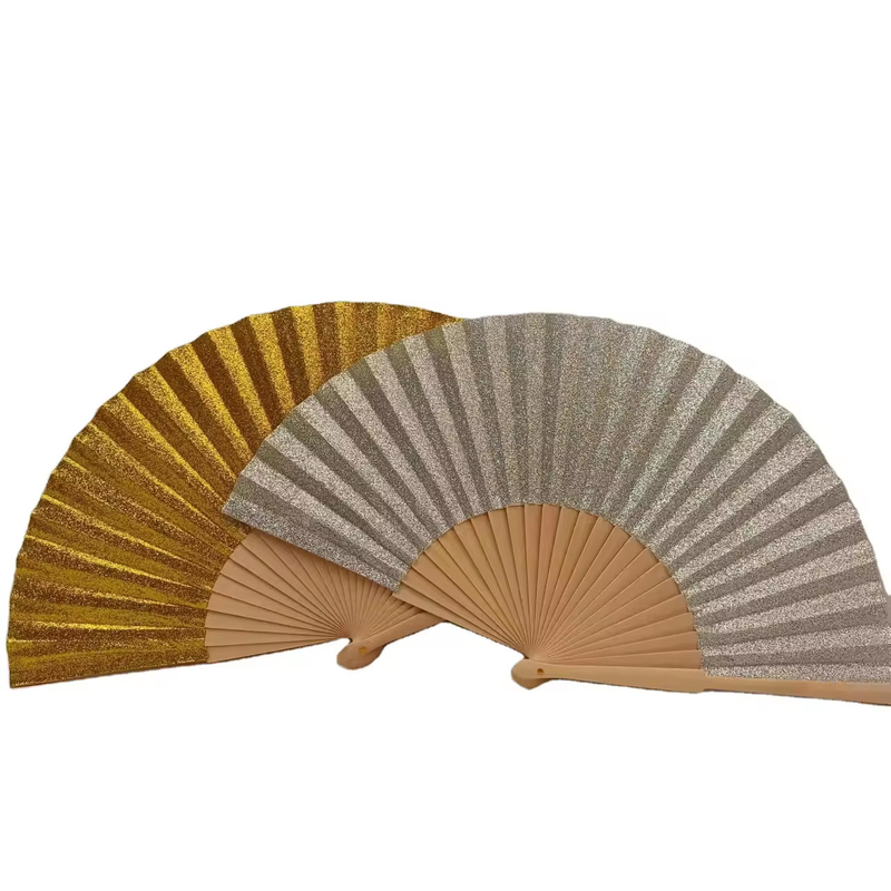 Free Design Wooden Fan 21cm or Customize Perfect for Business Gift and Promotion
