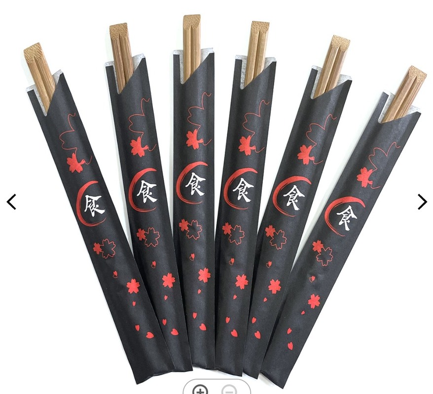 Disposable Bamboo Chopsticks with High Temperature Sterilization Smooth and Round No Burrs for Restaurant and Household Use