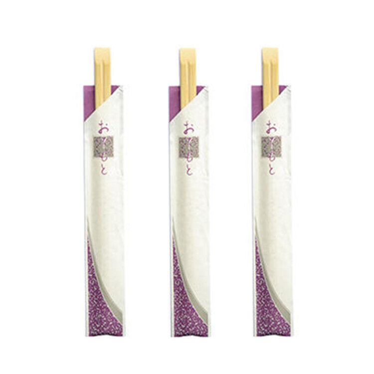 100% Natural Moso Bamboo Chopsticks with High Temperature Sterilization and Custom Logo Disposable Japanese Chopsticks