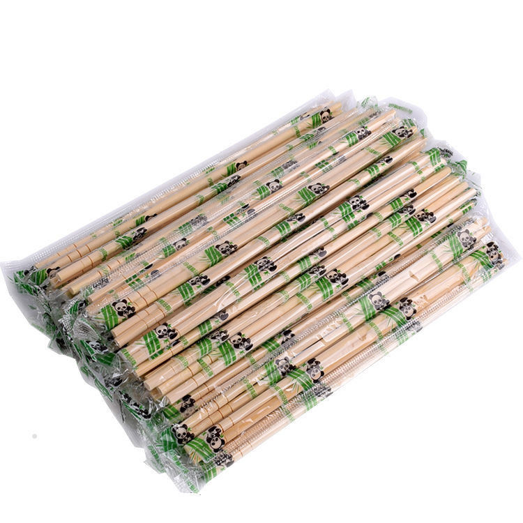 Disposable 20cm Chopsticks with Customer Logo and Sleeves Design