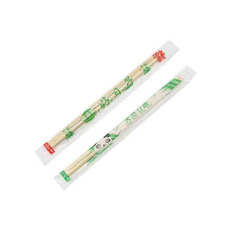 20cm 23cm Personalized Chopsticks Bamboo Plastic Bag Packing Chopsticks