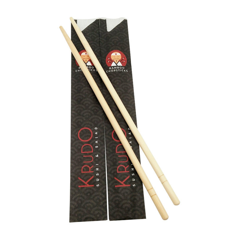Custom Chopstick Sleeves Japanese Bamboo Chopsticks Wrapper Printing