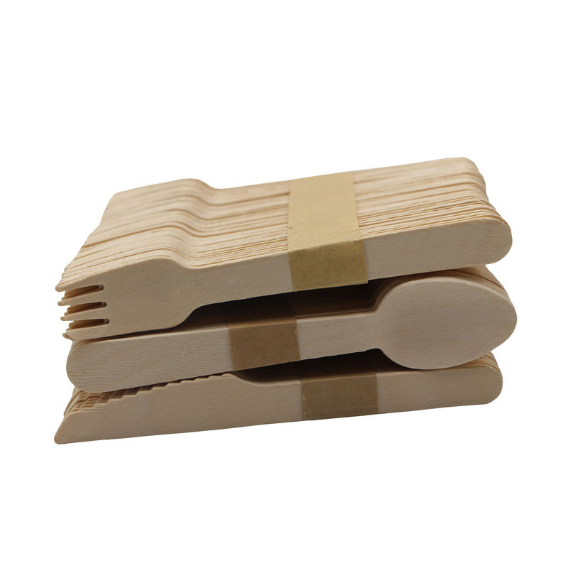 Eco Life Wooden Cutlery Factory Price Biodegradable Wooden Cutlery Set Kitchen Wooden Travel Cutlery Set