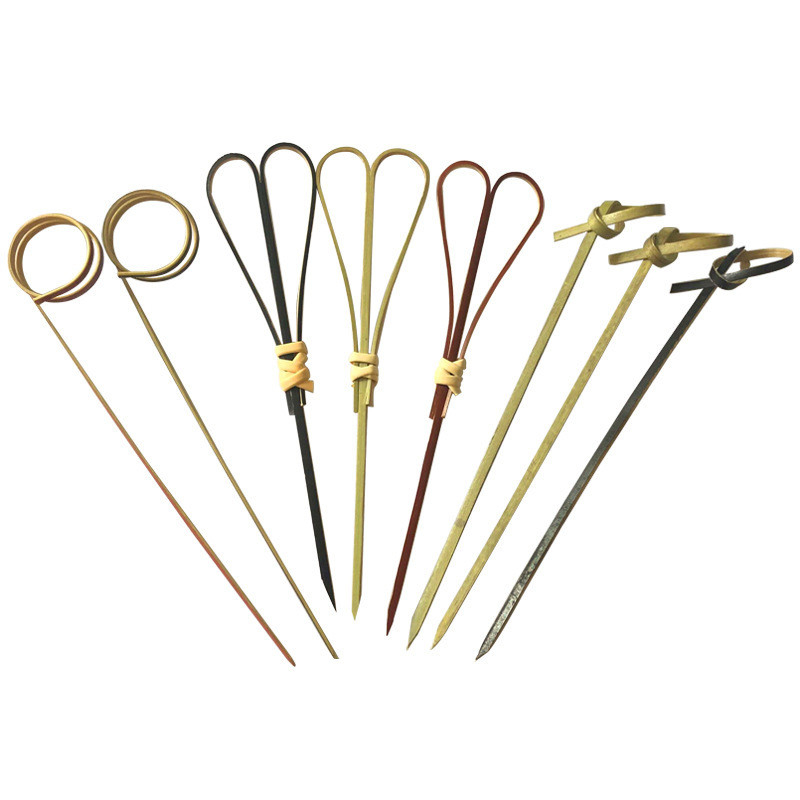 Disposable Bamboo Burger Sticks Length 9cm / 12cm