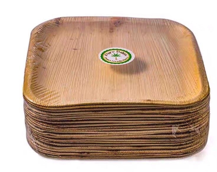 6 Inch 8 Inch 10 Inch Disposable Areca Palm Leaf Plates