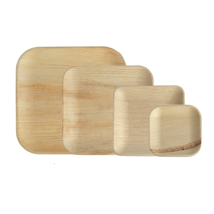6 Inch 8 Inch 10 Inch Disposable Areca Palm Leaf Plates