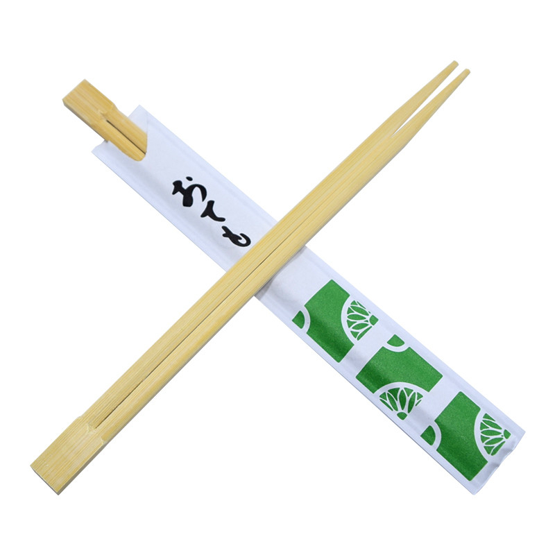 Bamboo Chopsticks Disposable Food Safety Chopstick Paper Wrapped Bamboo Chopsticks
