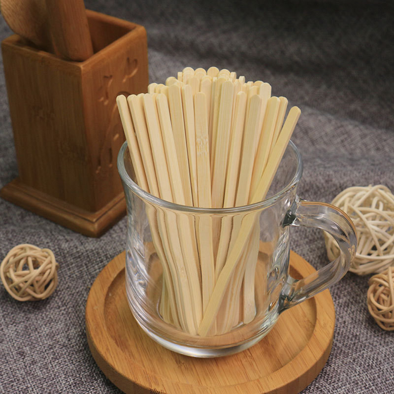 Natural Moso Bamboo Tea Stirrer Coffee Stirrer Stick